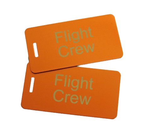 flight crew luggage tags