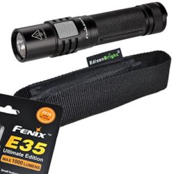 Fenix E35 2016 Ultimate Edition (E35UE) 1000 Lumen CREE XM-L2 U2 LED Flashlight with high quality EdisonBright holster