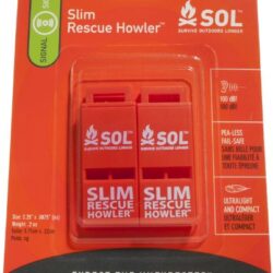 Survive Outdoors Longer Slim Rescue Howler Whistle (2-Count)