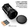 [4 Pack] LED Camping Lantern Flashlights – Hurricane Emergency Tent Light – Backpacking, Hiking, Fishing, & Outdoor Lighting Bug Out Bag Camping Equipment | Portable, Compact, & Water Resistant Gift - Image 7