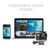 AKASO EK7000 4K WIFI Sports Action Camera Ultra HD Waterproof DV Camcorder 12MP 170 Degree Wide Angle 2 inch LCD Screen/2.4G Remote Control/2 Rechargeable Batteries/19 Mounting Kits - Image 7