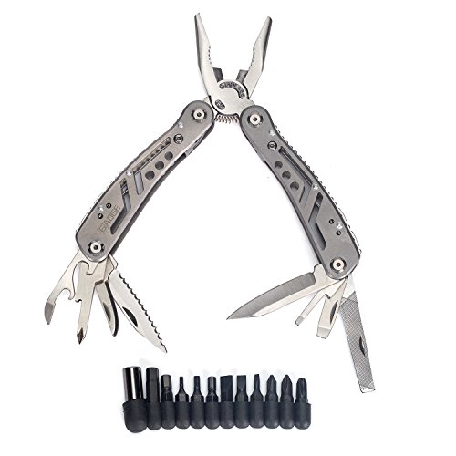 Multi-Tool Folding Army Multi-Function Tool with Knife, Scissor, Plier