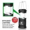 [4 Pack] LED Camping Lantern Flashlights – Hurricane Emergency Tent Light – Backpacking, Hiking, Fishing, & Outdoor Lighting Bug Out Bag Camping Equipment | Portable, Compact, & Water Resistant Gift - Image 4